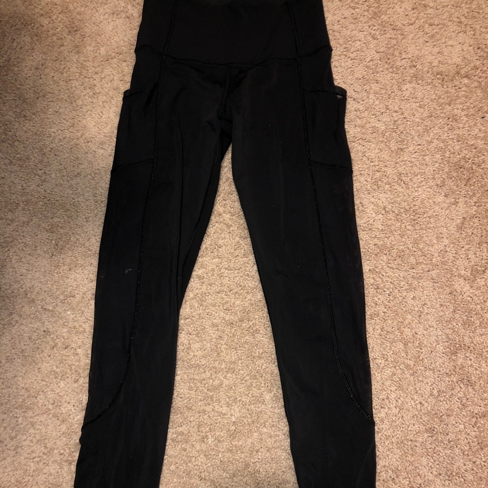 Lululemon Leggings Mesh Side